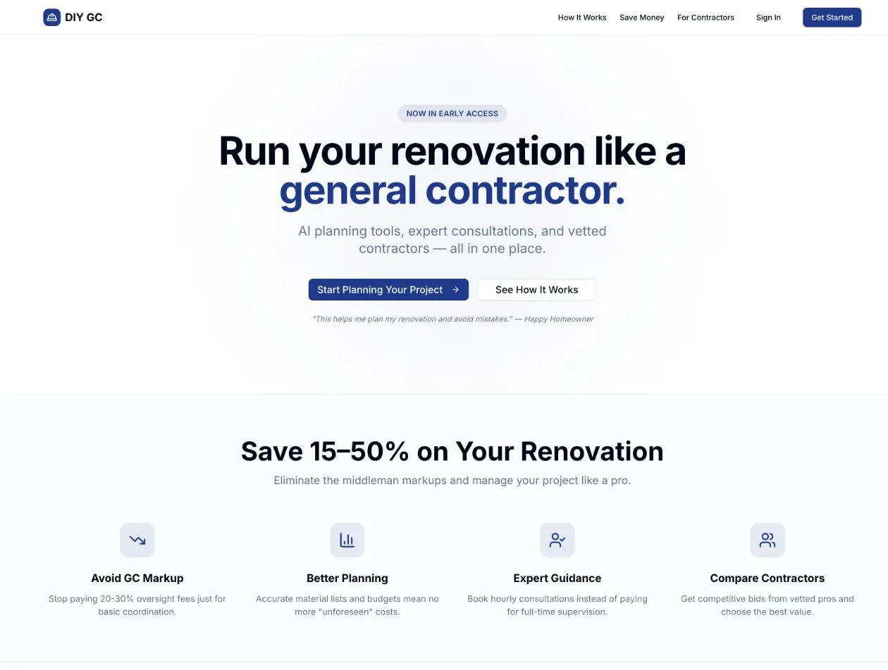 DIY GC, live product