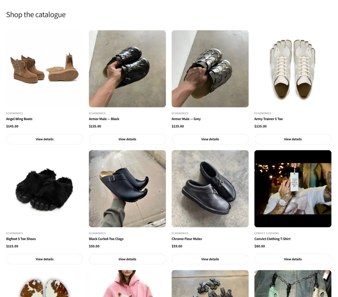 The Echo Catalogue