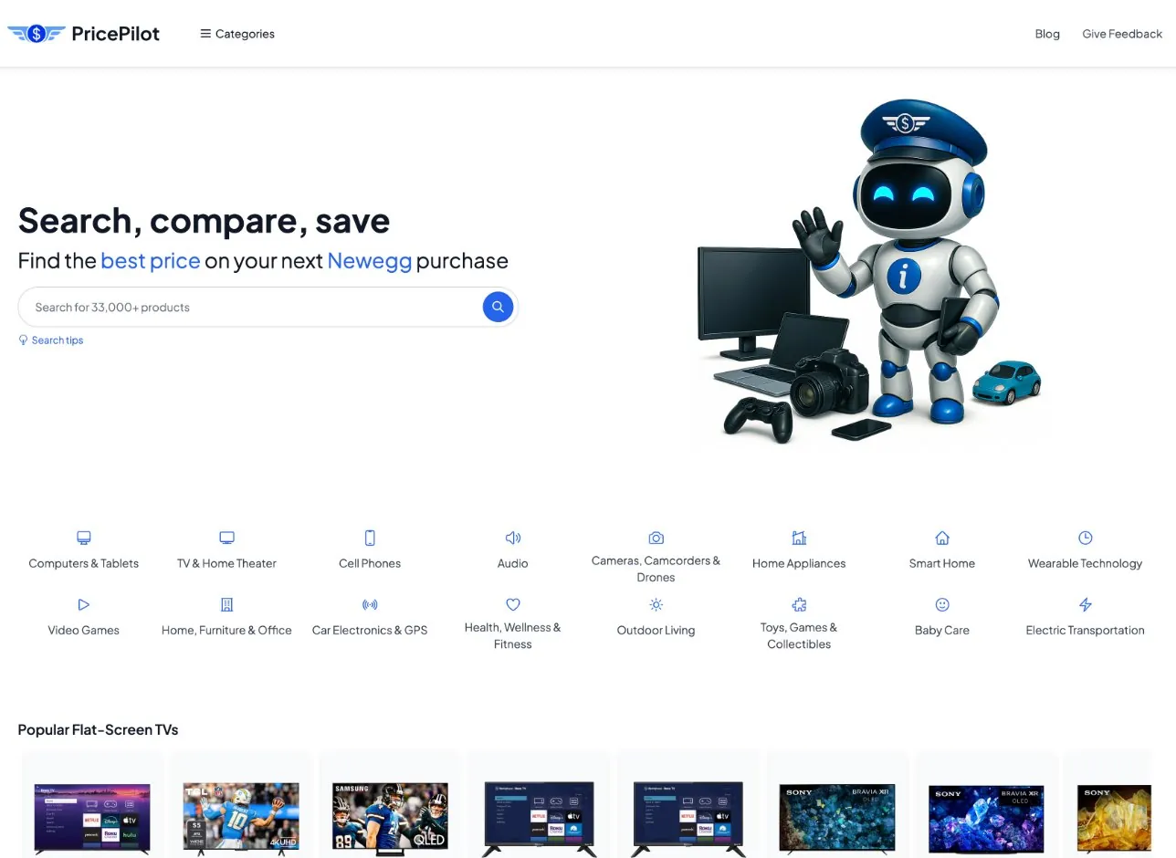 PricePilot, live product