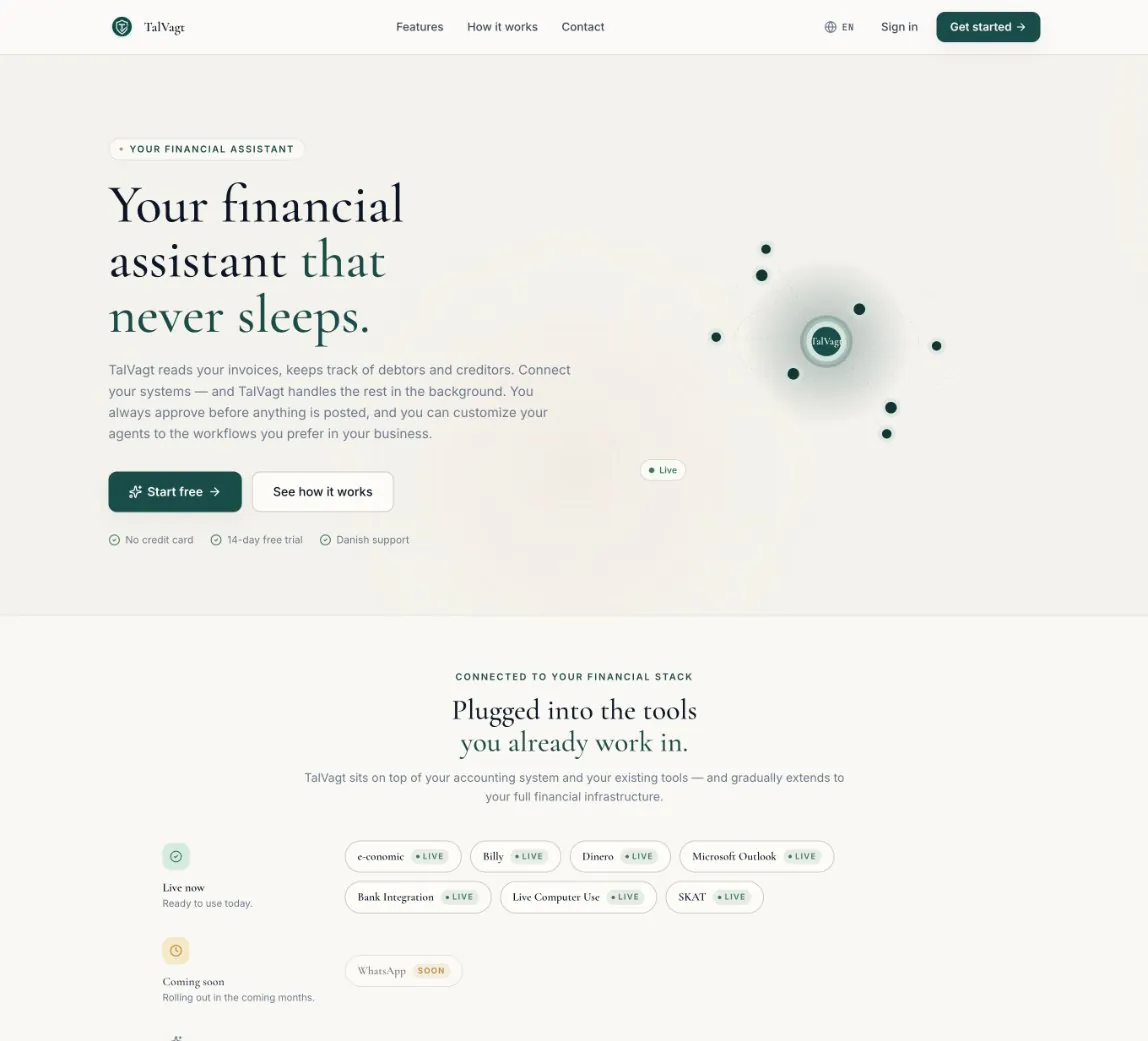 TalVagt homepage